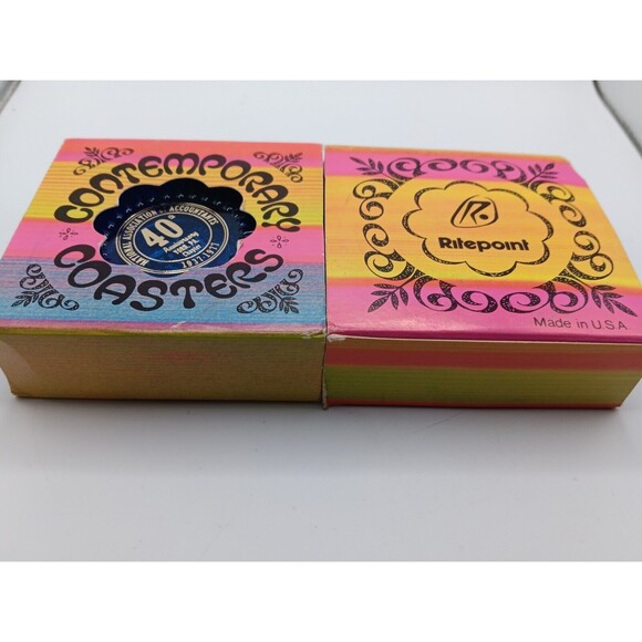8) Ritepoint Blue Hippy Coasters 40th National Association Of Accounting York PA - Picture 12 of 15